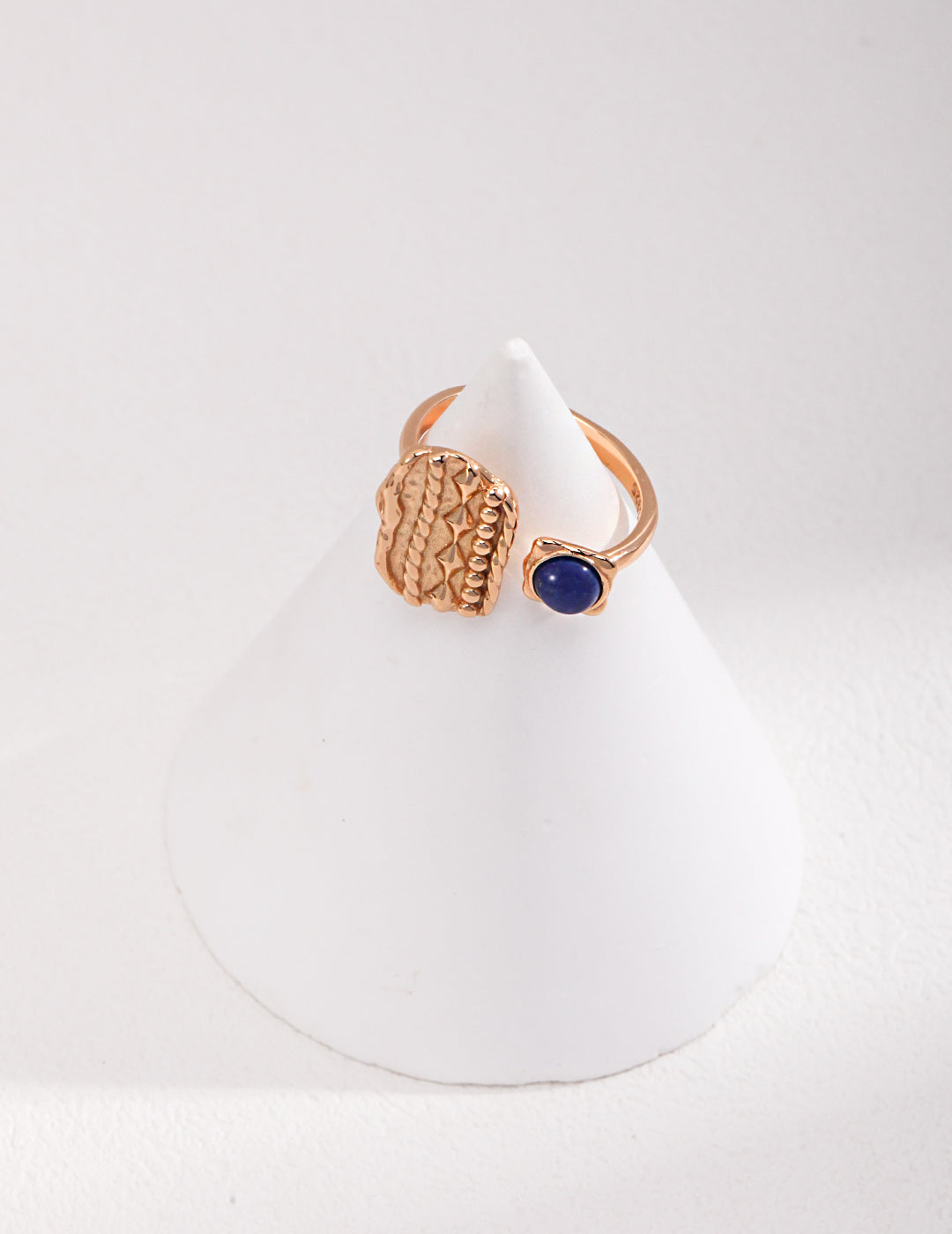 Lapis Lazuli Silver Adjustable Ring