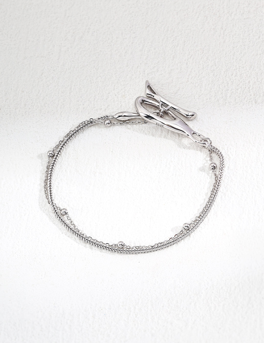 Minimalist Silver Adjustable Bracelet